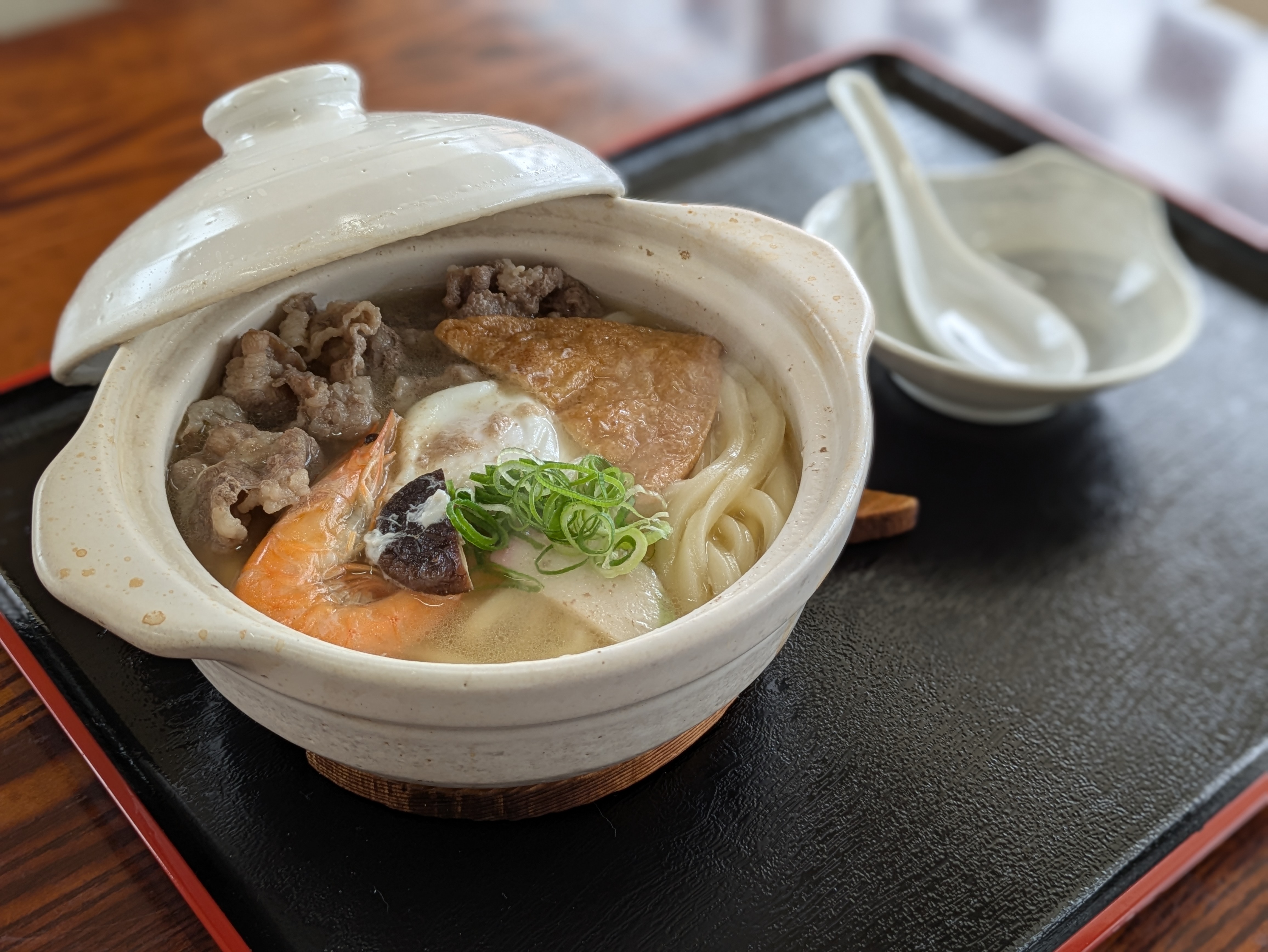 牛)鍋焼きうどん